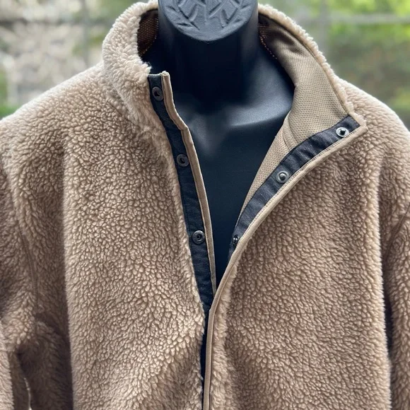 Nike Men's Therma Fit Yoga Sweatshirt Pullover M Brown - New with Tags - Picture 6 of 9